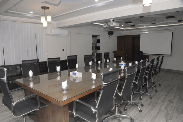 conference hall and business room at khan continental hotel and restaurant
