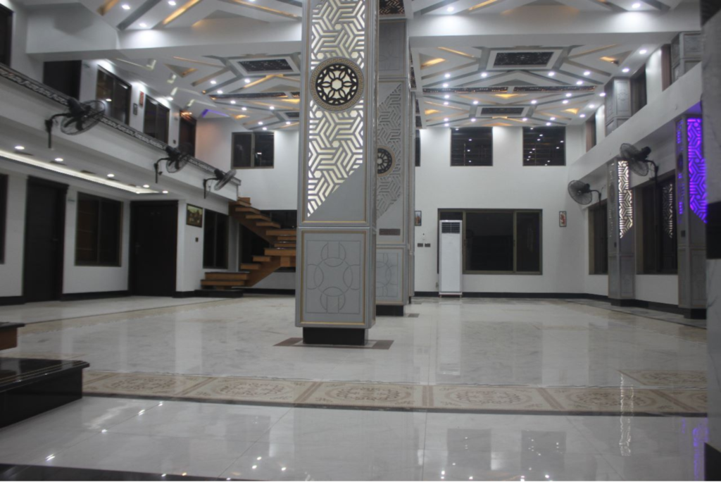 event hall at khan continental hotel and restaurant in mansehra