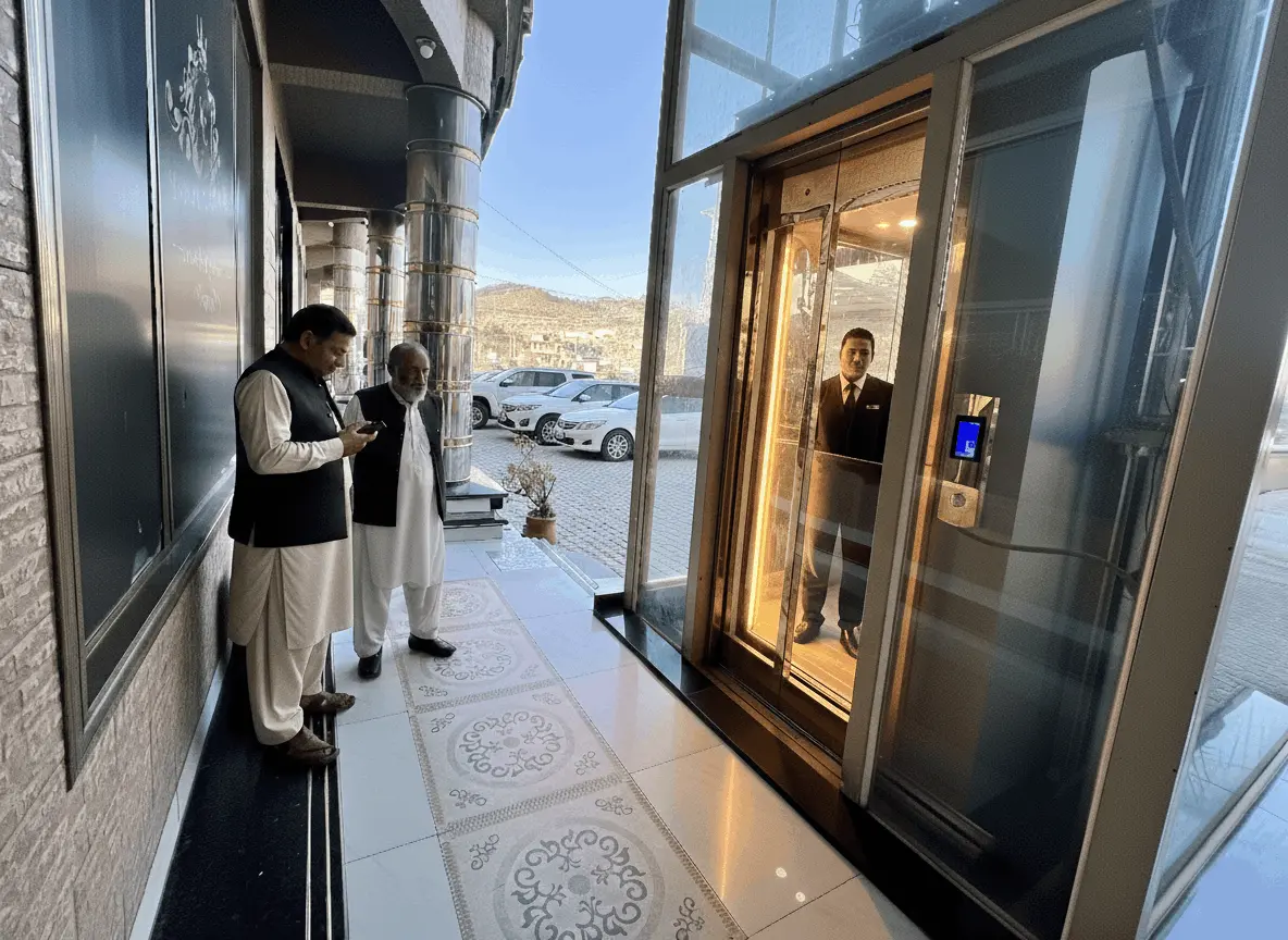 lift elevator - khan continental hotel and restaurant mansehra